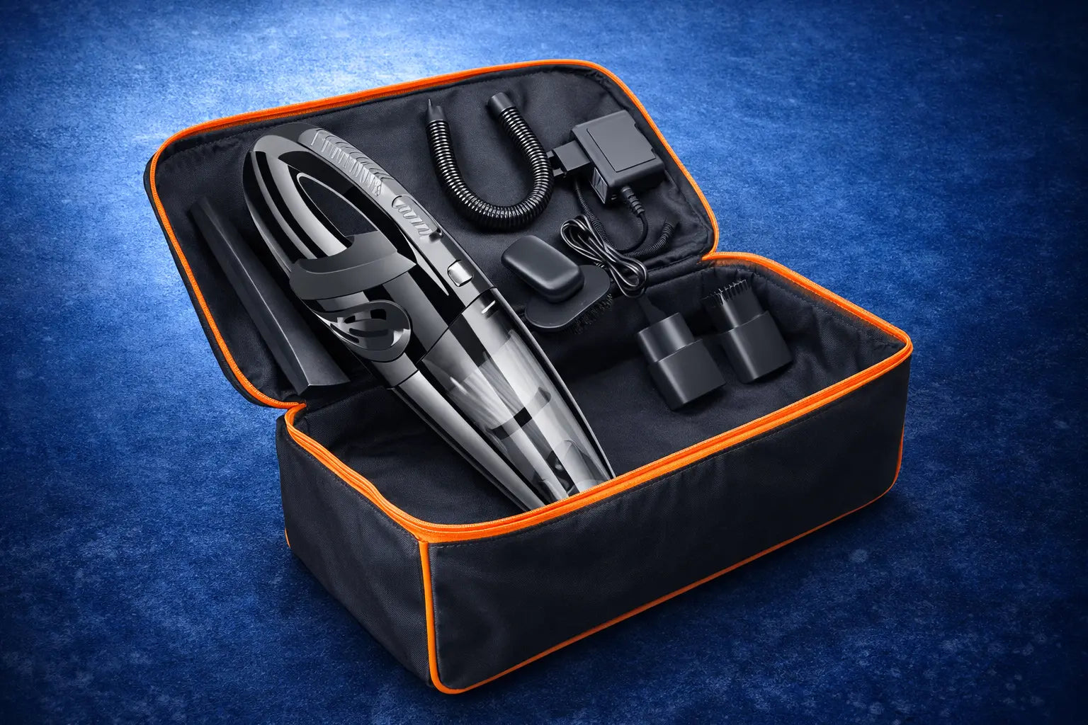 Kabelloser Handstaubsauger für Auto Reinigung mit Zubehör Set